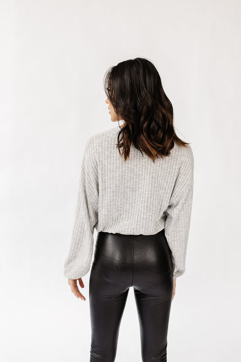 Early Mornings Ribbed Top